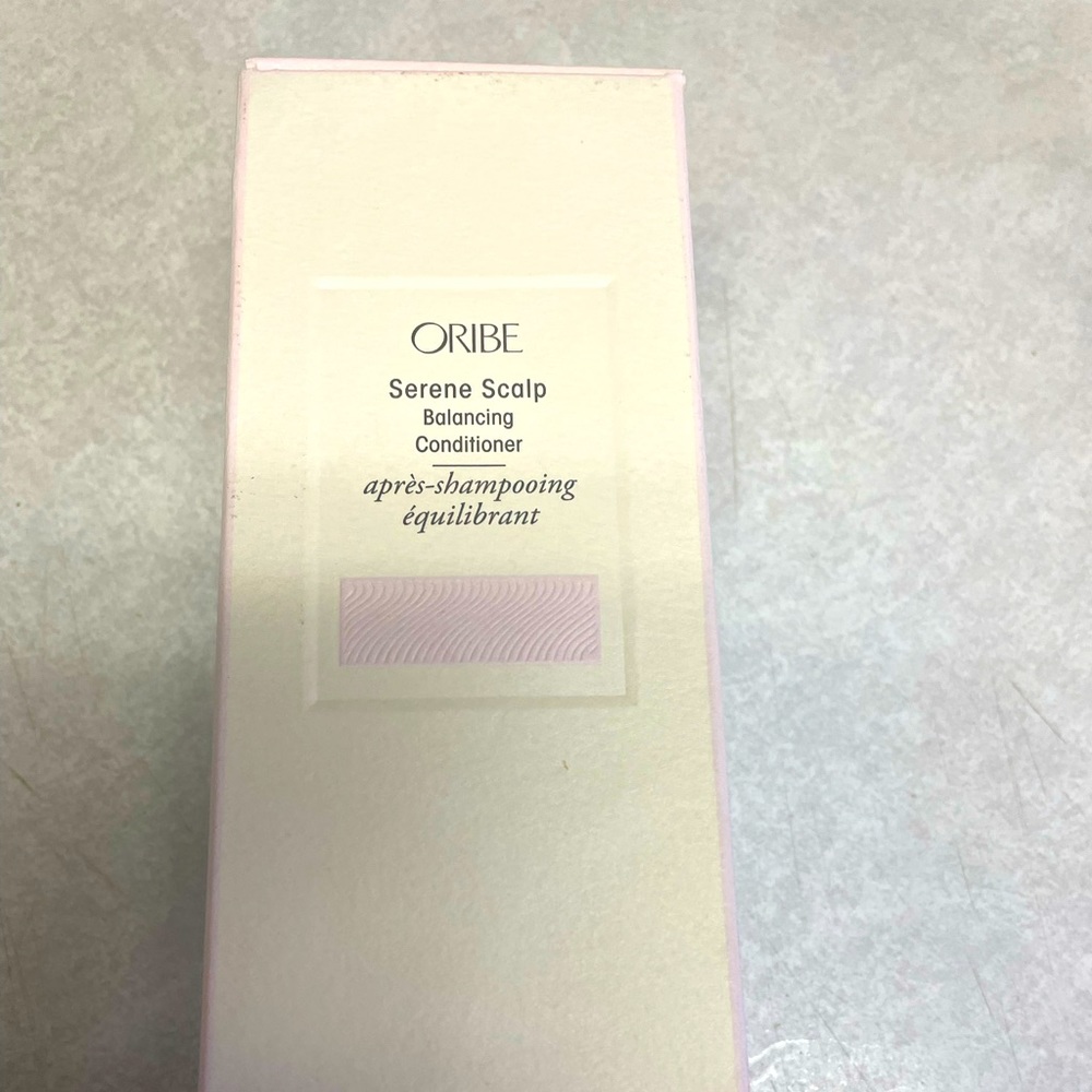 Oribe Dry Scalp conditioner.